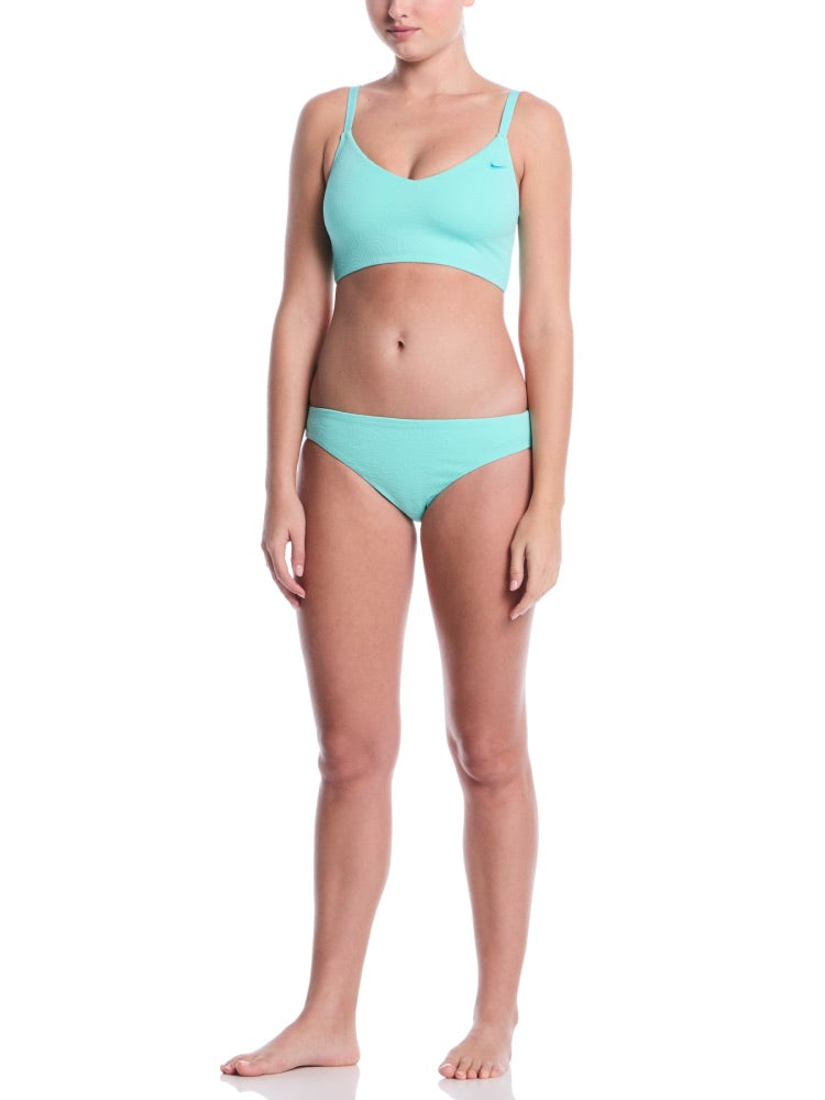 Nike Swim Women's Jacquard Texture Hipster Bikini Bottom - Bleached Turq alternate image 3