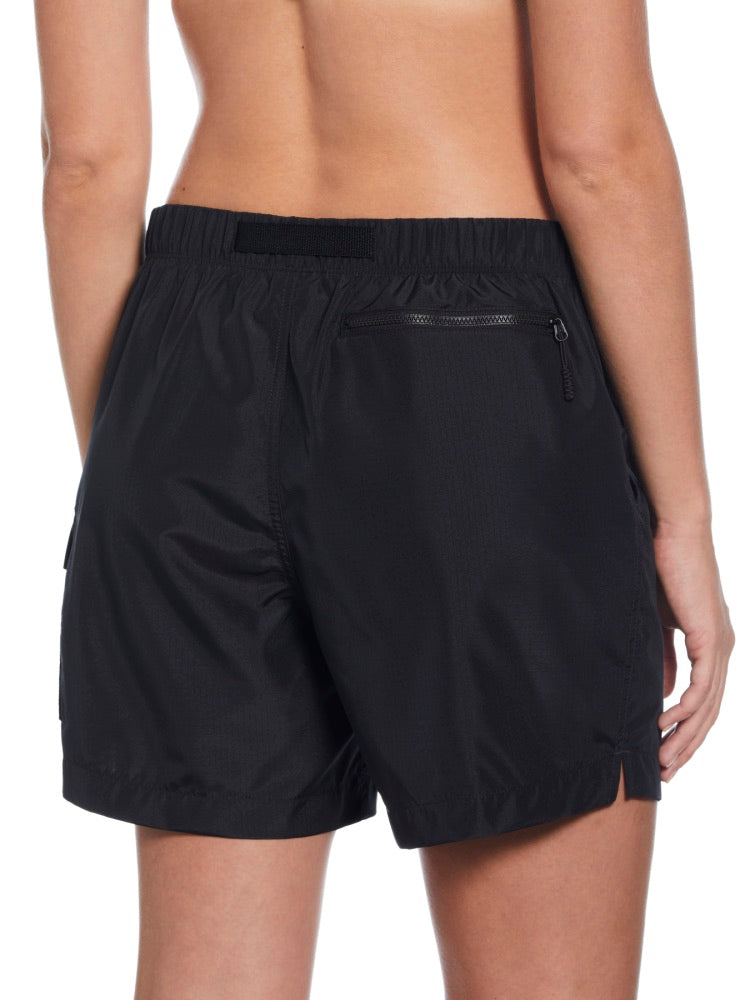 Nike Swim Voyage Women's Cover Up Short - Black alternate image 1