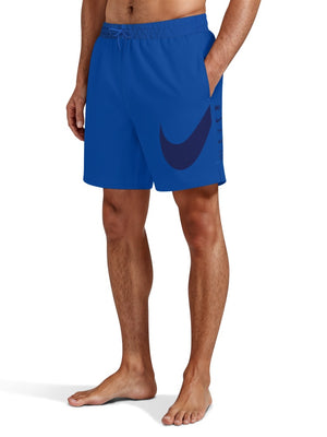 Nike Swim Breaker Men's 7" Fully Lined Volley Short - Blue Crystal
