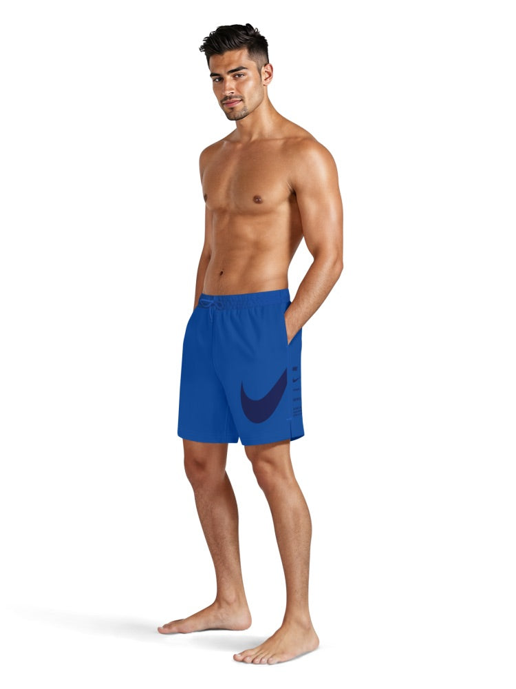 Nike Swim Breaker Men's 7" Fully Lined Volley Short - Blue Crystal alternate image 2