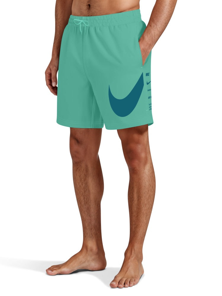 Nike Swim Breaker Men's 7" Fully Lined Volley Short - Green Abyss alternate image 1