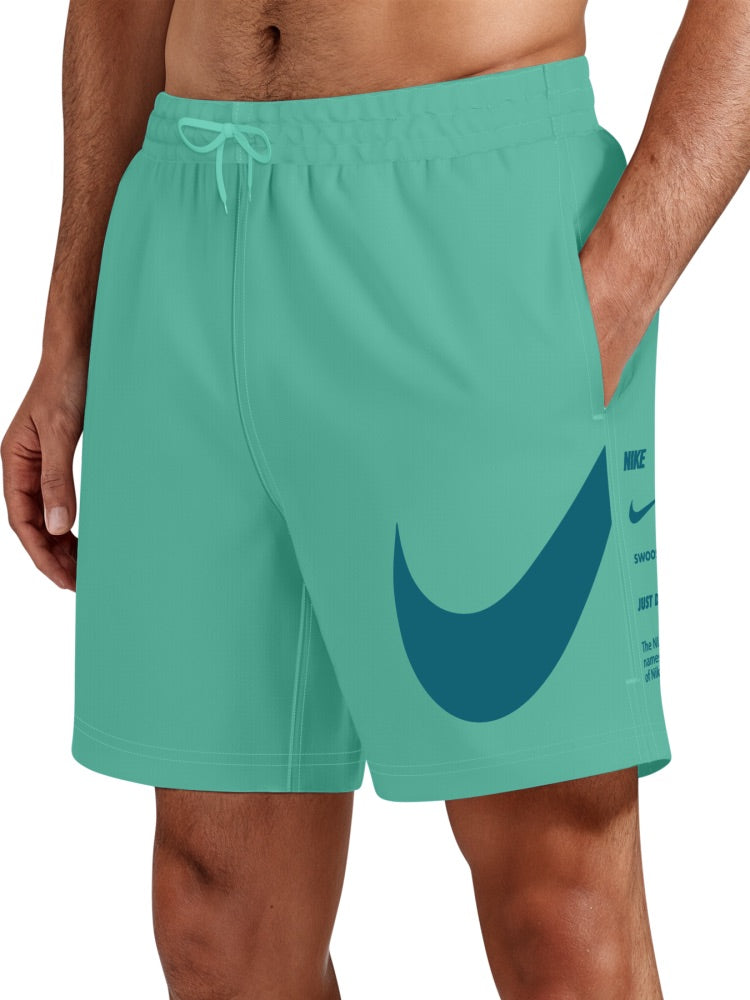 Nike Swim Breaker Men's 7" Fully Lined Volley Short - Green Abyss alternate image 2