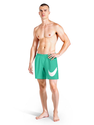 Nike Swim Breaker Men's 7" Fully Lined Volley Short - Bleached Turq