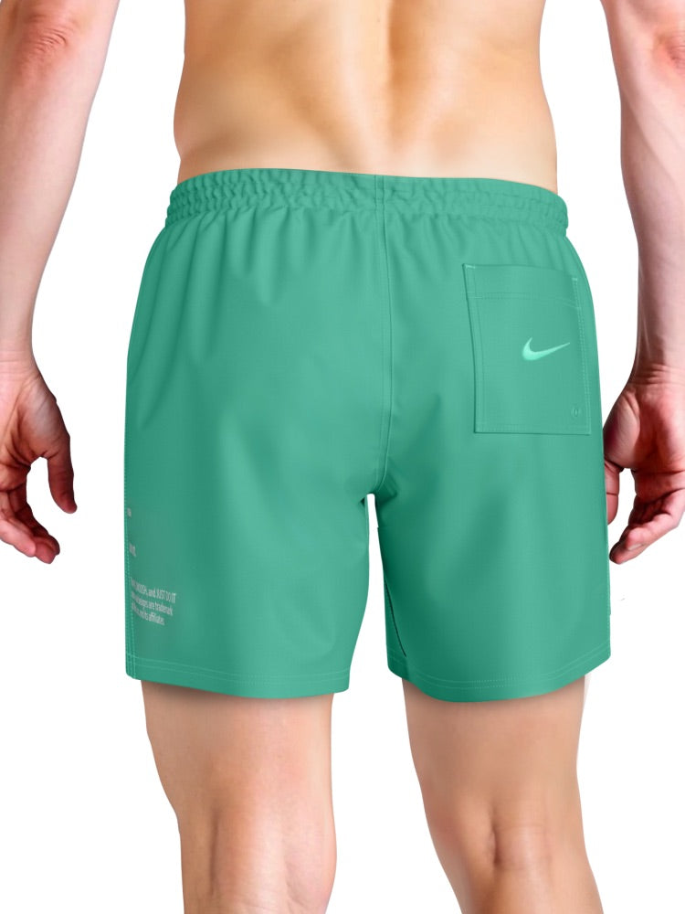 Nike Swim Breaker Men's 7" Fully Lined Volley Short - Bleached Turq alternate image 1