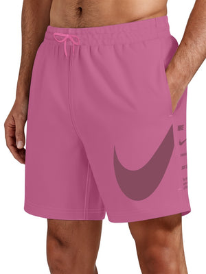 Nike Swim Breaker Men's 7" Fully Lined Volley Short - Pink Glow alternate image 2