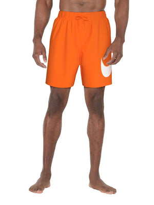 Nike Swim Breaker Men's 7" Fully Lined Volley Short - Orange Blaze