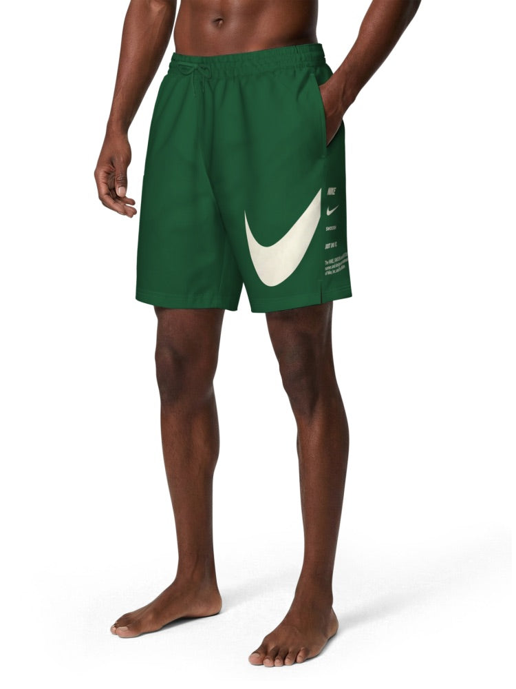 Nike Swim Breaker Men's 7" Brief-Lined Volley Short - Malachite alternate image 1