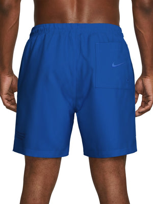 Nike Swim Breaker Men's 7" Brief-Lined Volley Short - Blue Crystal alternate image 3