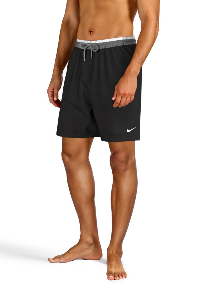 Nike Swim Breaker Men's 7" Brief-Lined Volley Short - Black