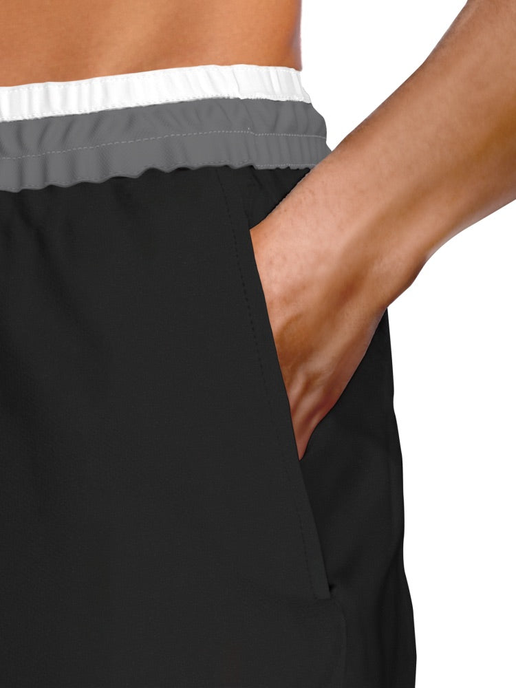 Nike Swim Breaker Men's 7" Brief-Lined Volley Short - Black alternate image 3