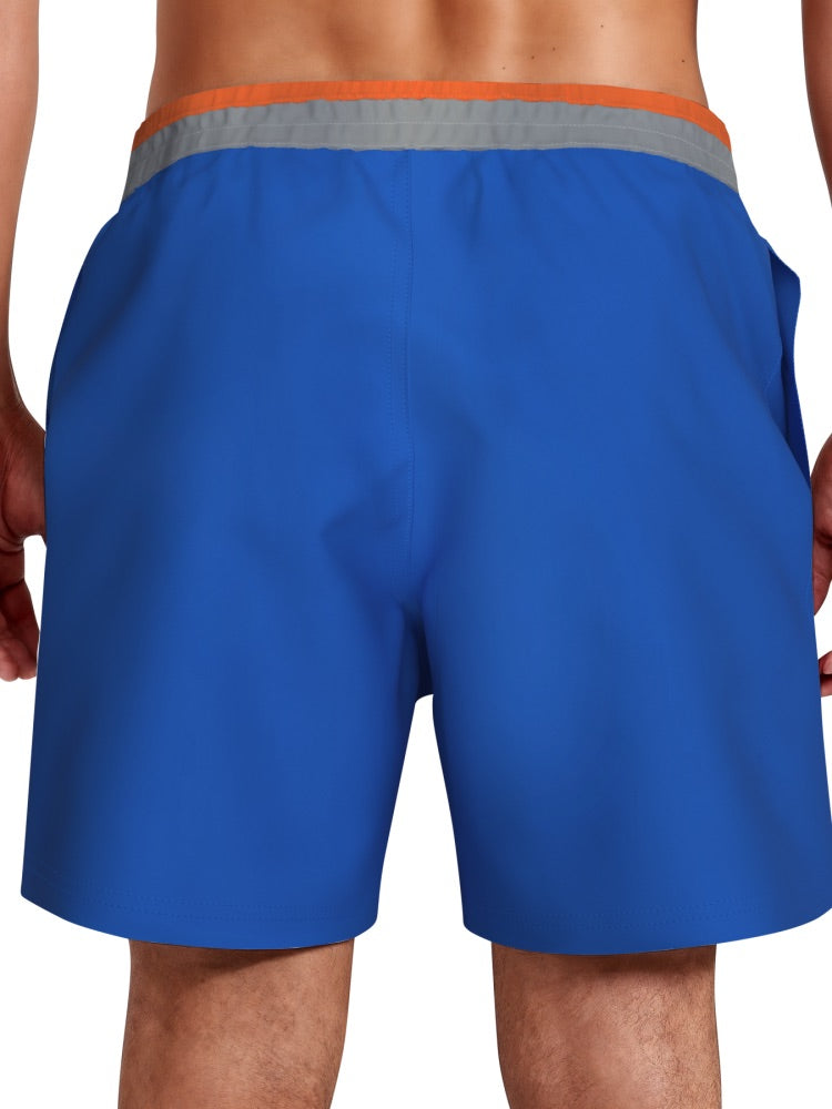 Nike Swim Breaker Men's 7" Brief-Lined Volley Short - Blue Crystal alternate image 3