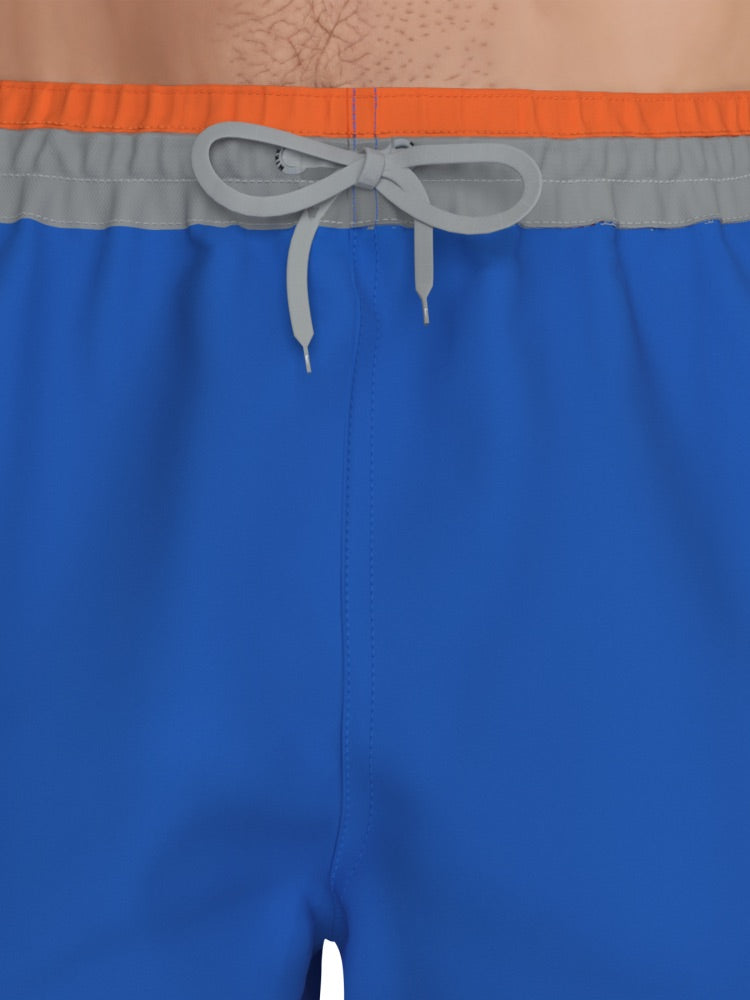 Nike Swim Breaker Men's 7" Brief-Lined Volley Short - Blue Crystal alternate image 4