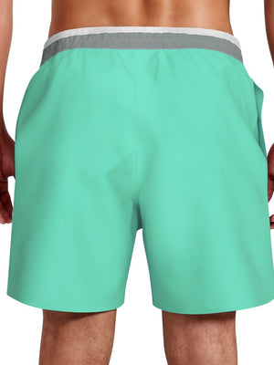 Nike Swim Breaker Men's 7" Brief-Lined Volley Short - Bleached Turq alternate image 3