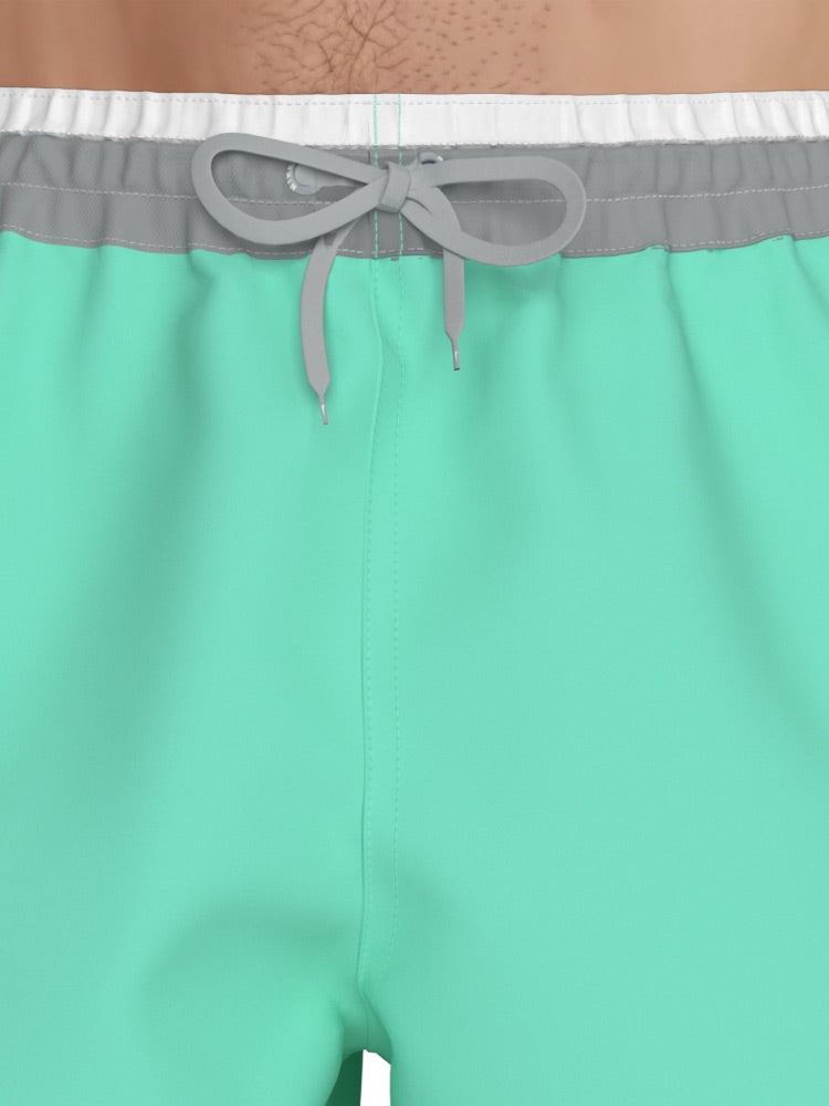 Nike Swim Breaker Men's 7" Brief-Lined Volley Short - Bleached Turq alternate image 4