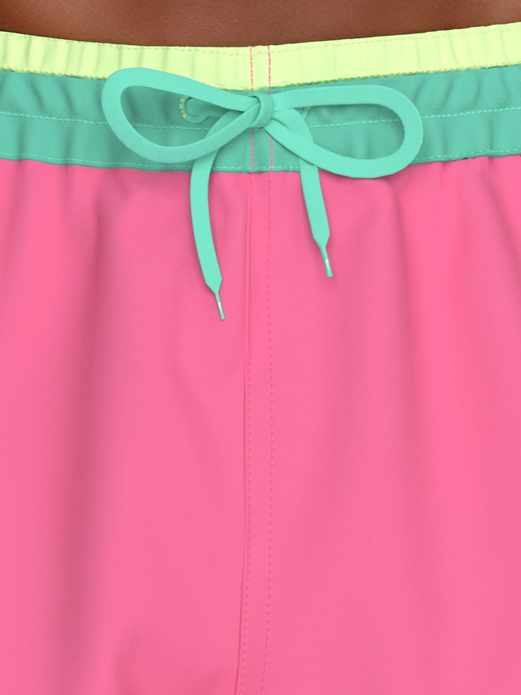 Nike Swim Breaker Men's 7" Brief-Lined Volley Short - Pinksicle alternate image 4