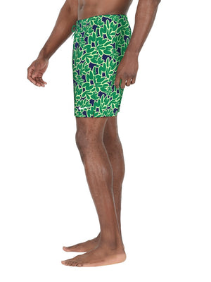 Nike Swim Breaker Men's 7" Brief-Lined Volley Short - Barely Volt alternate image 3