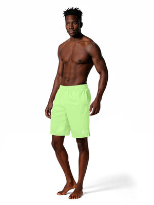 Nike Swim Breaker Essential Men's 9" Brief-Lined Volley Short - Voltage Green
