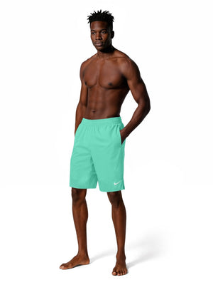 Nike Swim Breaker Essential Men's 9" Brief-Lined Volley Short - Bleached Turq