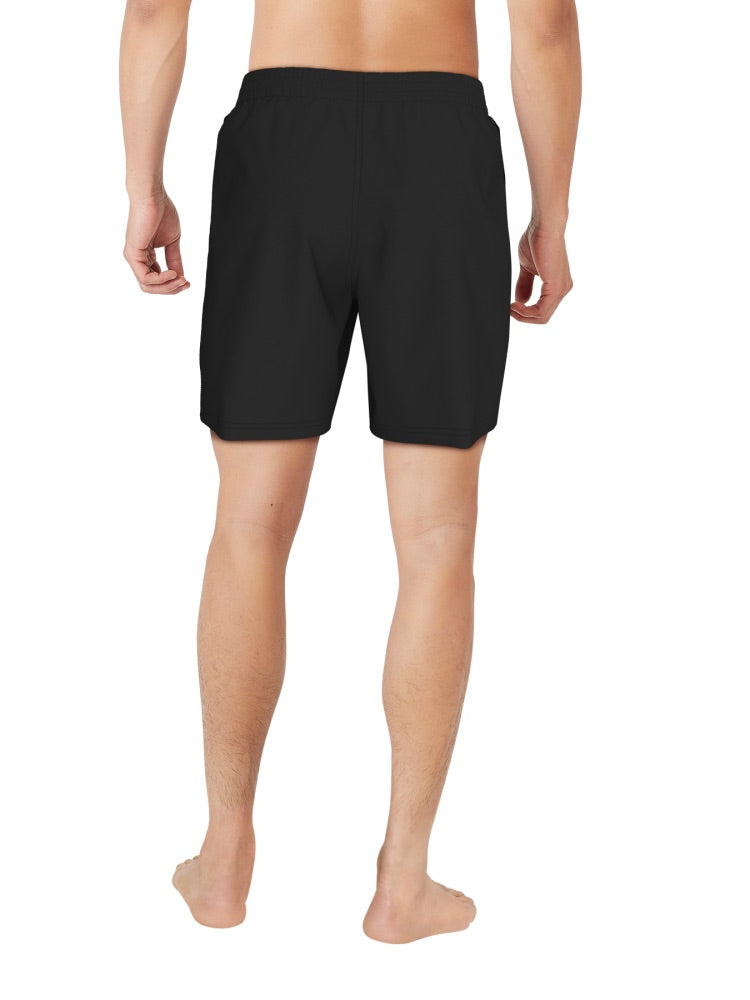 Nike Swim Breaker Essential Men's 7" Brief-Lined Volley Short - Black alternate image 1