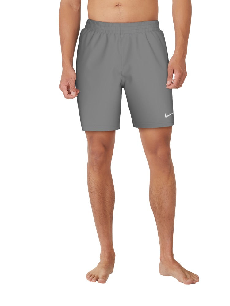 Nike Swim Breaker Essential Men's 7" Brief-Lined Volley Short - Cool Grey