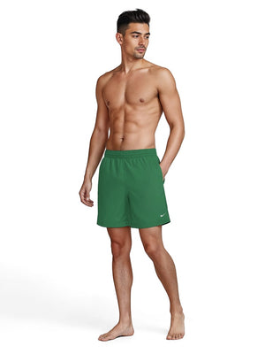 Nike Swim Breaker Essential Men's 7" Brief-Lined Volley Short - Malachite