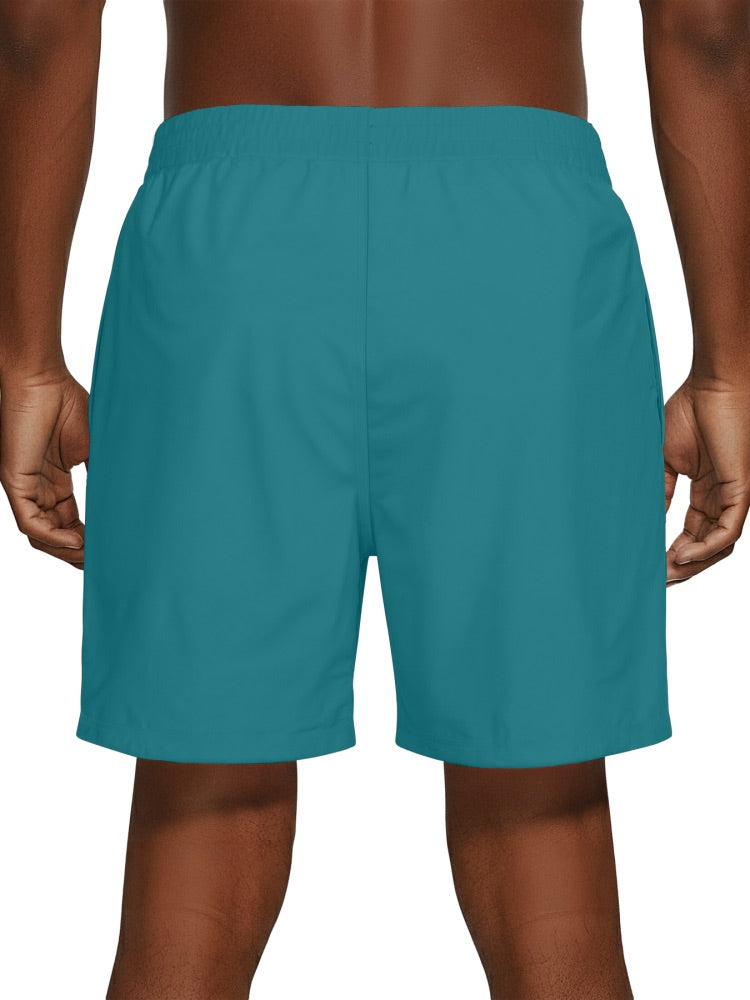 Nike Swim Breaker Essential Men's 7" Brief-Lined Volley Short - Energy alternate image 3
