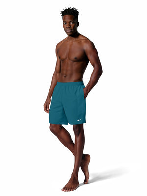 Nike Swim Breaker Essential Men's 7" Brief-Lined Volley Short - Green Abyss