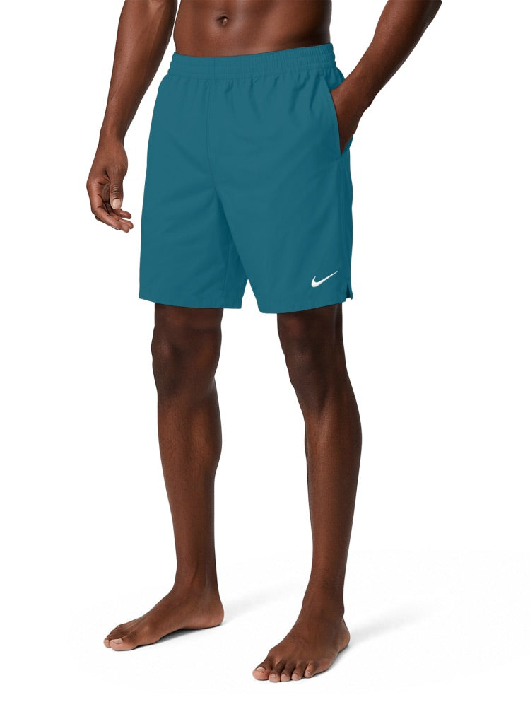 Nike Swim Breaker Essential Men's 7" Brief-Lined Volley Short - Green Abyss alternate image 1