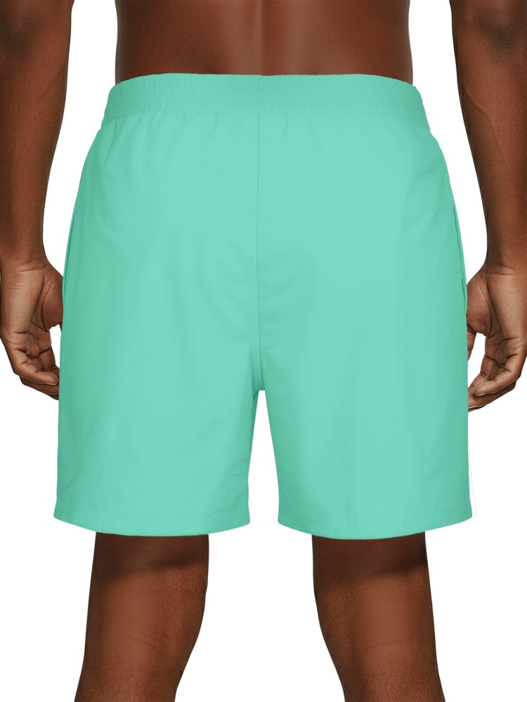 Nike Swim Breaker Essential Men's 7" Brief-Lined Volley Short - Bleached Turq alternate image 3