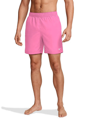 Nike Swim Breaker Essential Men's 7" Brief-Lined Volley Short - Pink Glow alternate image 1