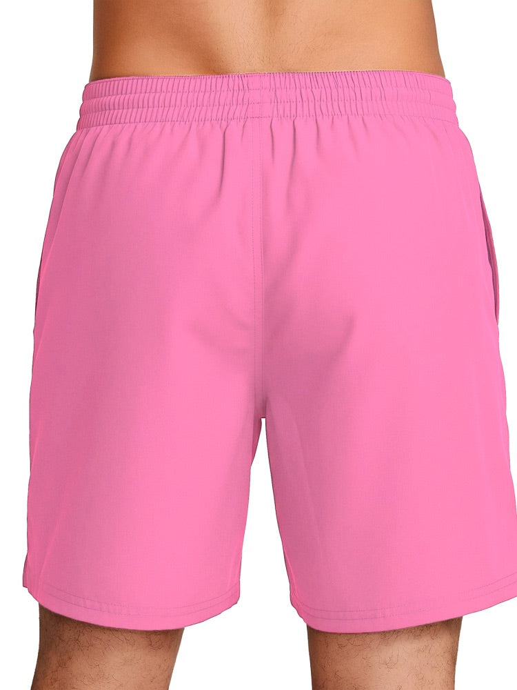 Nike Swim Breaker Essential Men's 7" Brief-Lined Volley Short - Pink Glow alternate image 3