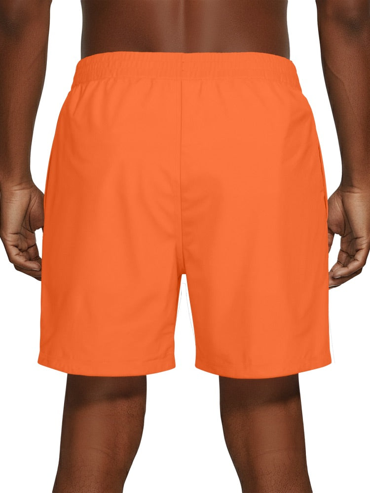 Nike Swim Breaker Essential Men's 7" Brief-Lined Volley Short - Turf Orange alternate image 3