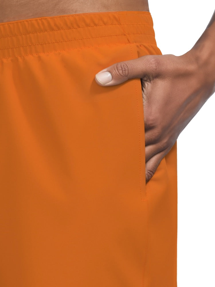 Nike Swim Breaker Essential Men's 7" Brief-Lined Volley Short - Bright Ceramic alternate image 3