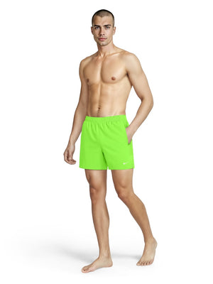 Nike Swim Breaker Essential Men's 5" Brief-Lined Volley Short - Voltage Green
