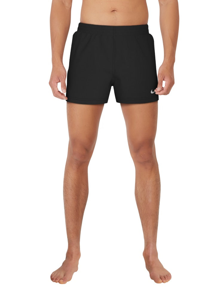 Nike Swim Breaker Essential Men's 3" Brief-Lined Volley Short - Black