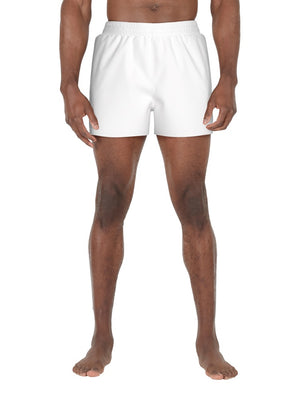 Nike Swim Breaker Essential Men's 3" Brief-Lined Volley Short - White