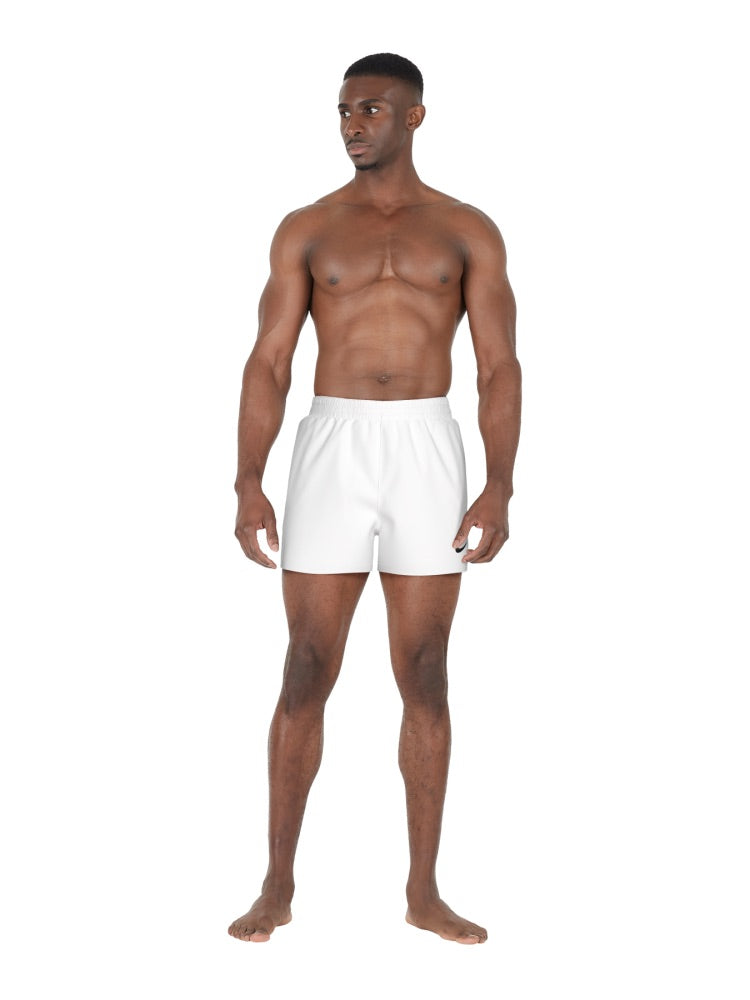 Nike Swim Breaker Essential Men's 3" Brief-Lined Volley Short - White alternate image 2