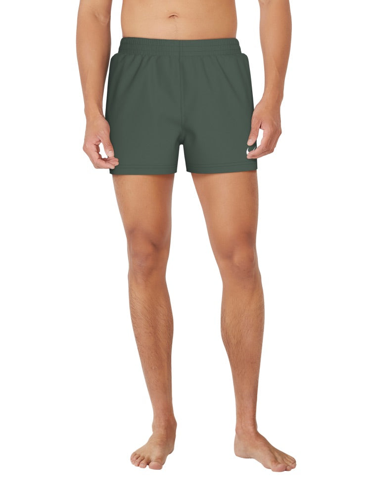 Nike Swim Breaker Essential Men's 3" Brief-Lined Volley Short - Fir