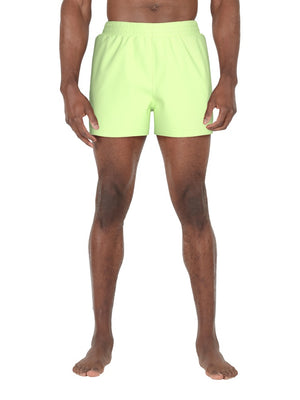 Nike Swim Breaker Essential Men's 3" Brief-Lined Volley Short - Barely Volt