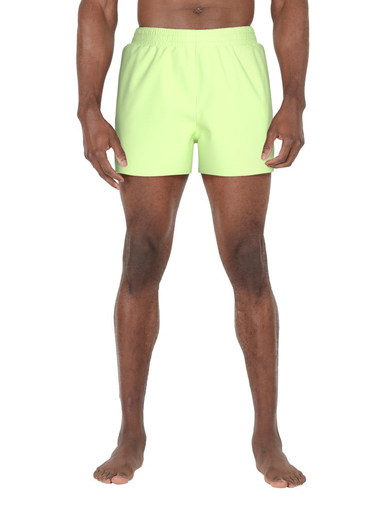 Nike Swim Breaker Essential Men's 3" Brief-Lined Volley Short - Barely Volt
