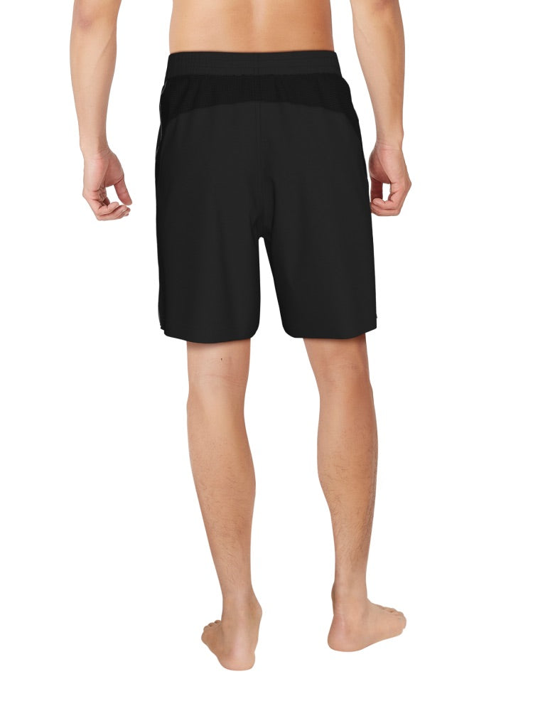 Nike Swim Contend Men's 7" Brief-Lined Volley Short - Black alternate image 1