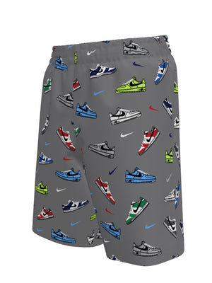 Nike Swim Breaker Big Kids' (Boys') 7" Brief-Lined Volley Short - Cool Grey