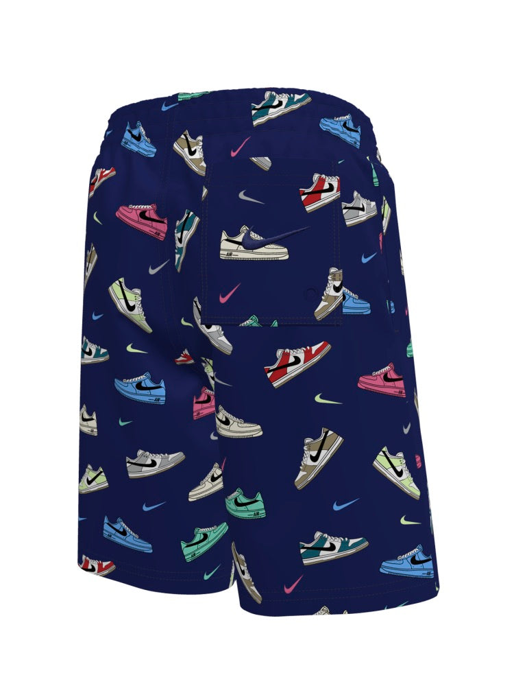 Nike Swim Breaker Big Kids' (Boys') 7" Brief-Lined Volley Short - Blue alternate image 2
