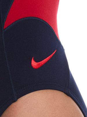 Nike Swim Hydrastrong Fly Women's Racerback One Piece - University Red Midnight Navy alternate image 2