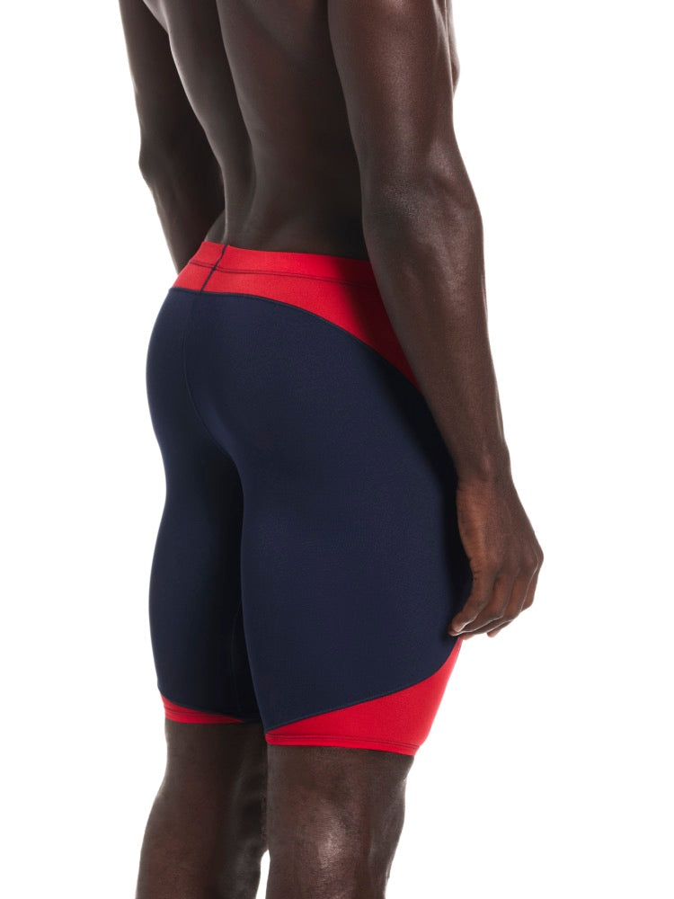 Nike Swim Hydrastrong Fly Men's Jammer - University Red Midnight Navy alternate image 1