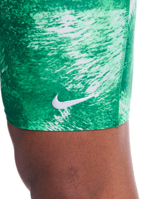 Nike Swim Watercolor Men's Jammer - Court Green alternate image 2