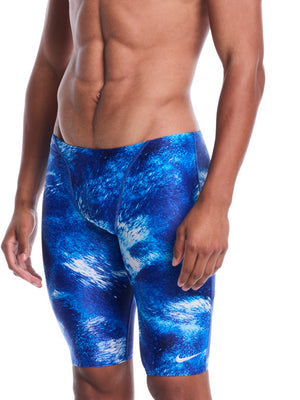 Nike Swim Watercolor Men's Jammer - Game Royal