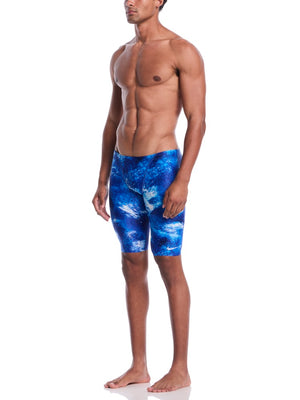 Nike Swim Watercolor Men's Jammer - Game Royal alternate image 3