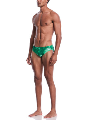 Nike Swim Watercolor Men's Brief - Court Green alternate image 3