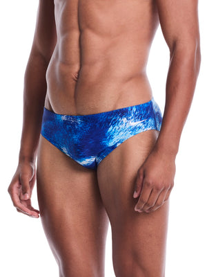Nike Swim Watercolor Men's Brief - Game Royal